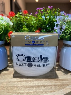OASIS Eye Mask Rest & Relief Hot & Cold Therapy Relief For Dry Eye Symptoms 