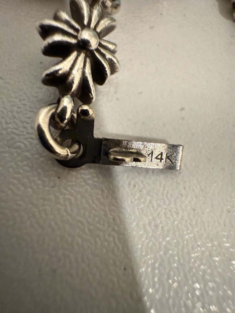 Chrome Hearts Tiny E Bracelet - 11 Links 7 In | eBay