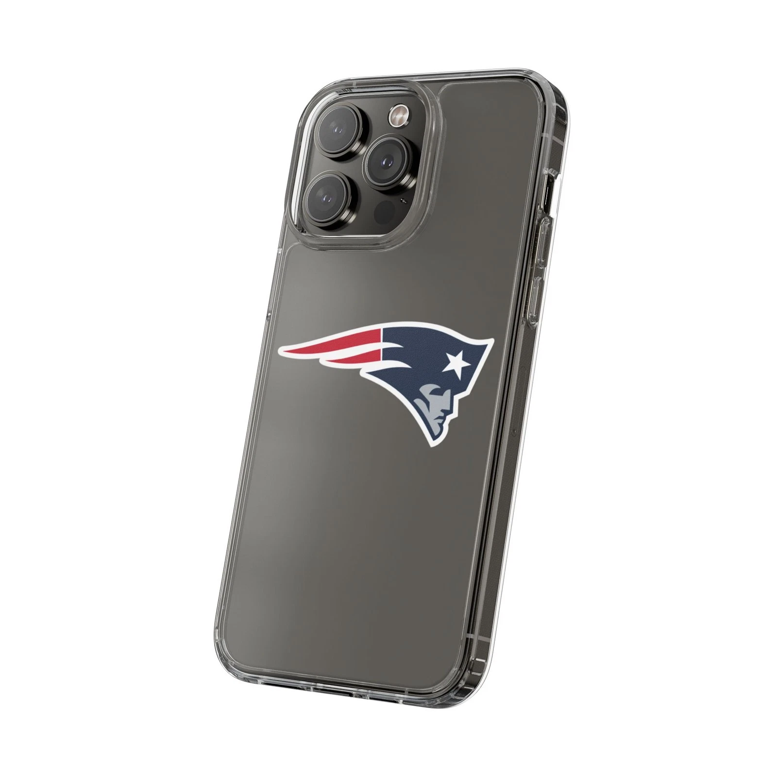 New England Patriots Clear Phone Case for iPhone