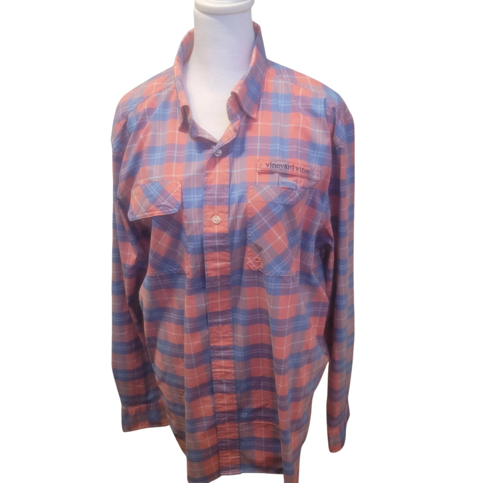 Vineyard Vines Performance Harbor Button Shirt Me… - image 2