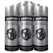 Duplicolor HWP101 (6-Pack), High Performance Wheel Paint, Silver, 12 oz Aerosol