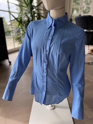 Hugo Boss Bluse Gr. 34 hellblau 