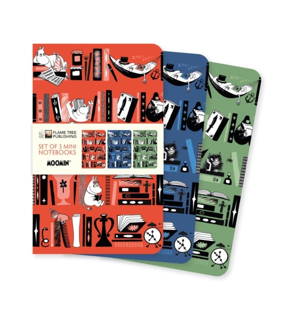 Moomin Bookshelves Set of 3 Mini Notebooks (Notebook / blank book) - Image 6