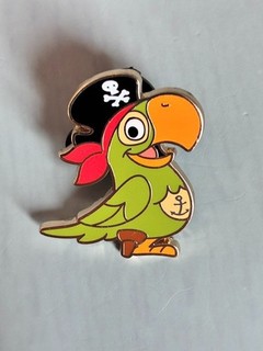 DISNEY DIGITIZE PIRATES OF THE CARIBBEAN PEG LEG PETE BARKER BIRD MYSTERY PIN
