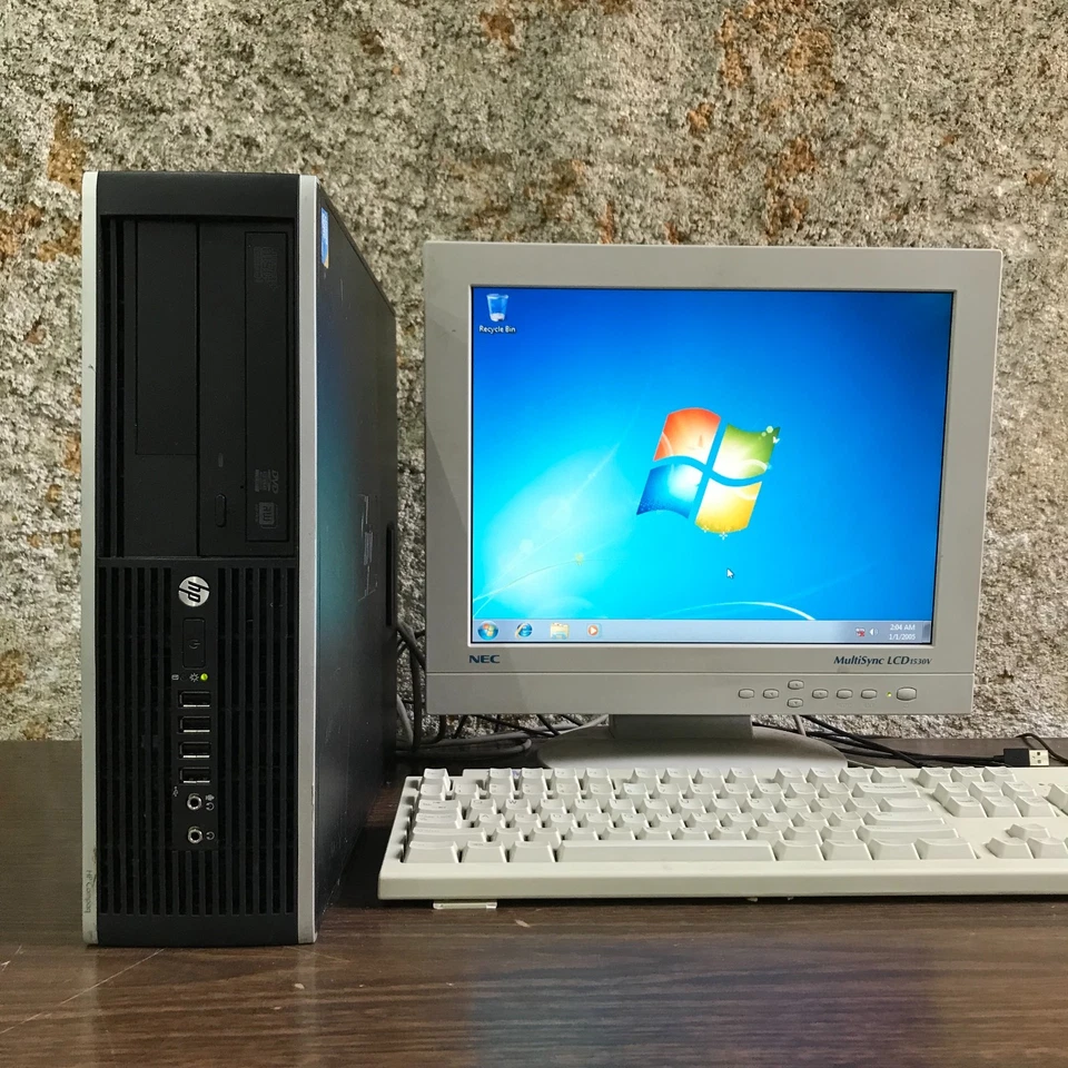 HP Compaq Desktop PC SFF i5-2400 3.10GHz 8GB Ram (Windows 7 Pro 64-Bit) - Image 2 of 4
