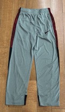 Nike Dri-Fit boys gray sweatpants size medium with pockets.