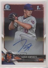 2018 Bowman Chrome Prospect Auto Jordan Humphreys #CPA-JH Auto 3b3