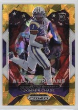 2021 Panini Prizm Draft Picks All-American Gold Ice Ja'Marr Chase #185 18zu