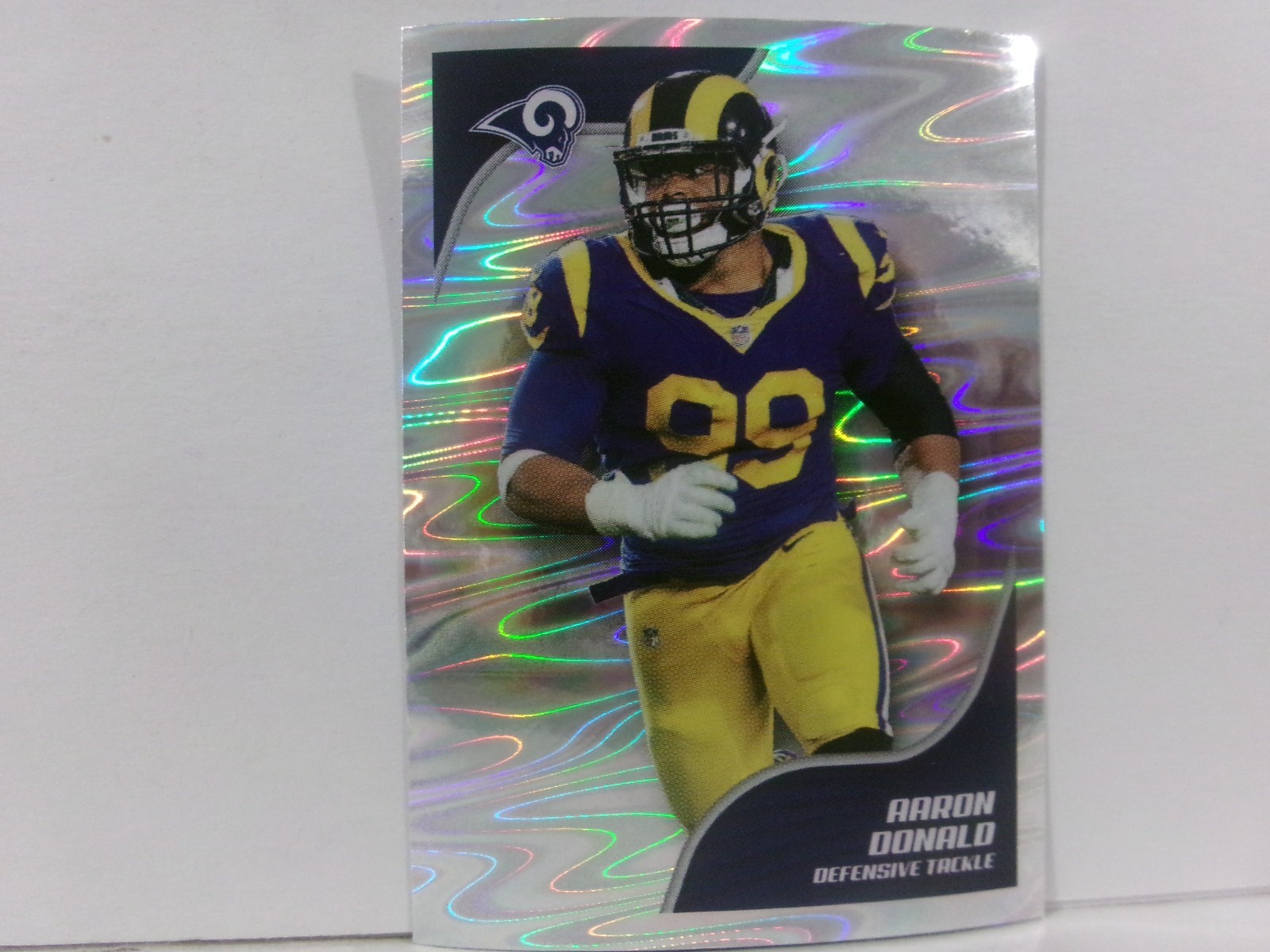 2019 Panini Sticker & Card Collection FOIL STICKER #498 AARON DONALD