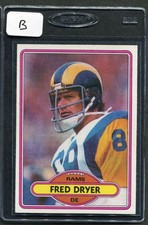 1980 Topps Fred Dryer #202 Rams Nm/mt (B)
