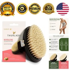 Natural Boar Bristle Dry Brushing Body Brush Exfoliating Brush