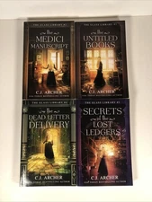 Glass Library Book Series by C.J. Archer # 2-5 Lot of 4 Paperback Volumes Set