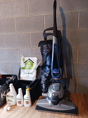 PICK UP ONLY LOCAL! KIRBY AVALIR 2 VACUUM/SHAMPOOER-BAGS, ATTACHMENTS & CLEANERS