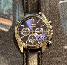 [USED Excellent] SEIKO SBTR017 BT63-00D0 Chronograph Blue Dial Quartz Men's F/S