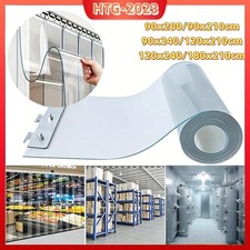 Commercial Vinyl Strip Door Curtain Shops Factories Clear PVC Curtain Bulk Roll