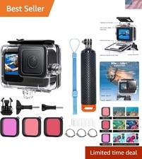 Clear Waterproof Housing with Floating Grip for GoPro Hero Series  Accessories