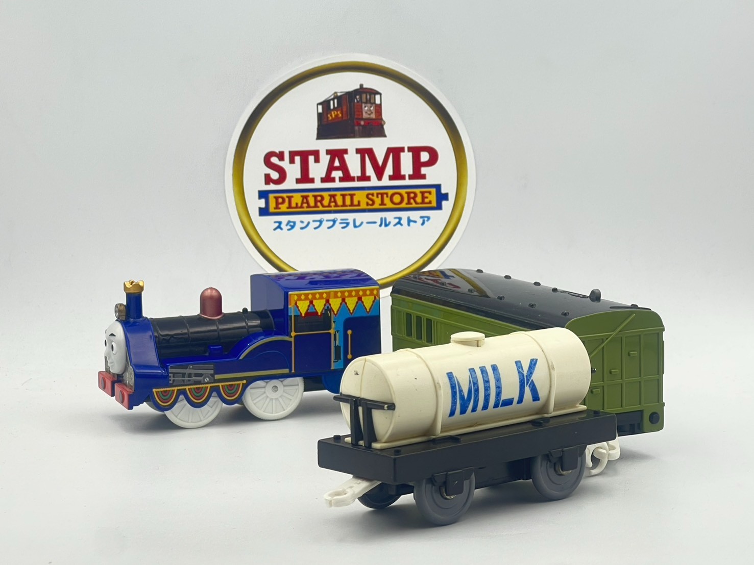 Trackmaster Custom Rajiv RARE! Tomy Trackmaster Plarail Rajiv the Blue Tank Engine of India | eBay