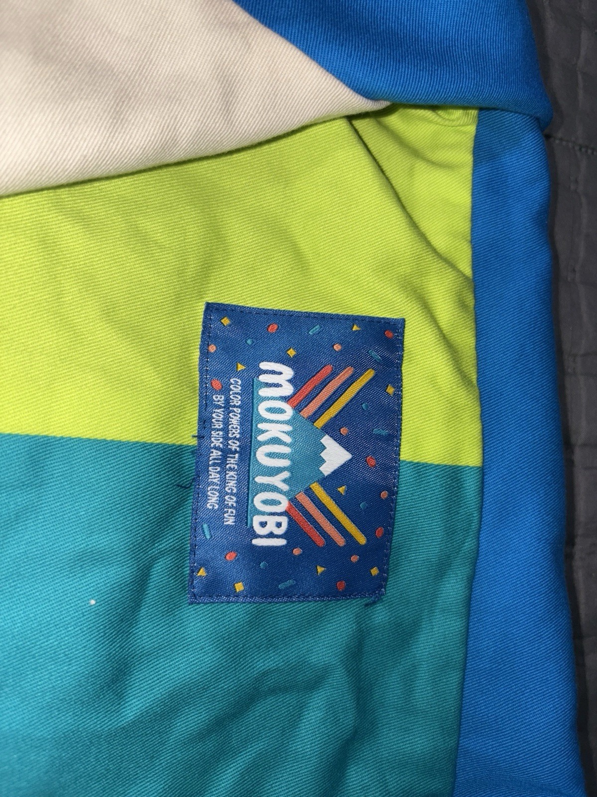 Mokuyobi Colorblock Patchwork Jacket Multicolor - image 7