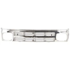 Grille For 91-93 Chevrolet S10 91-94 S10 Blazer Silver Plastic