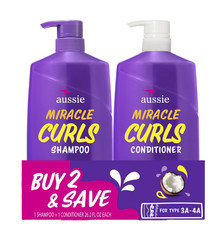 Curls Shampoo and Conditioner Dual Pack, For All Hair Types 26.2 oz