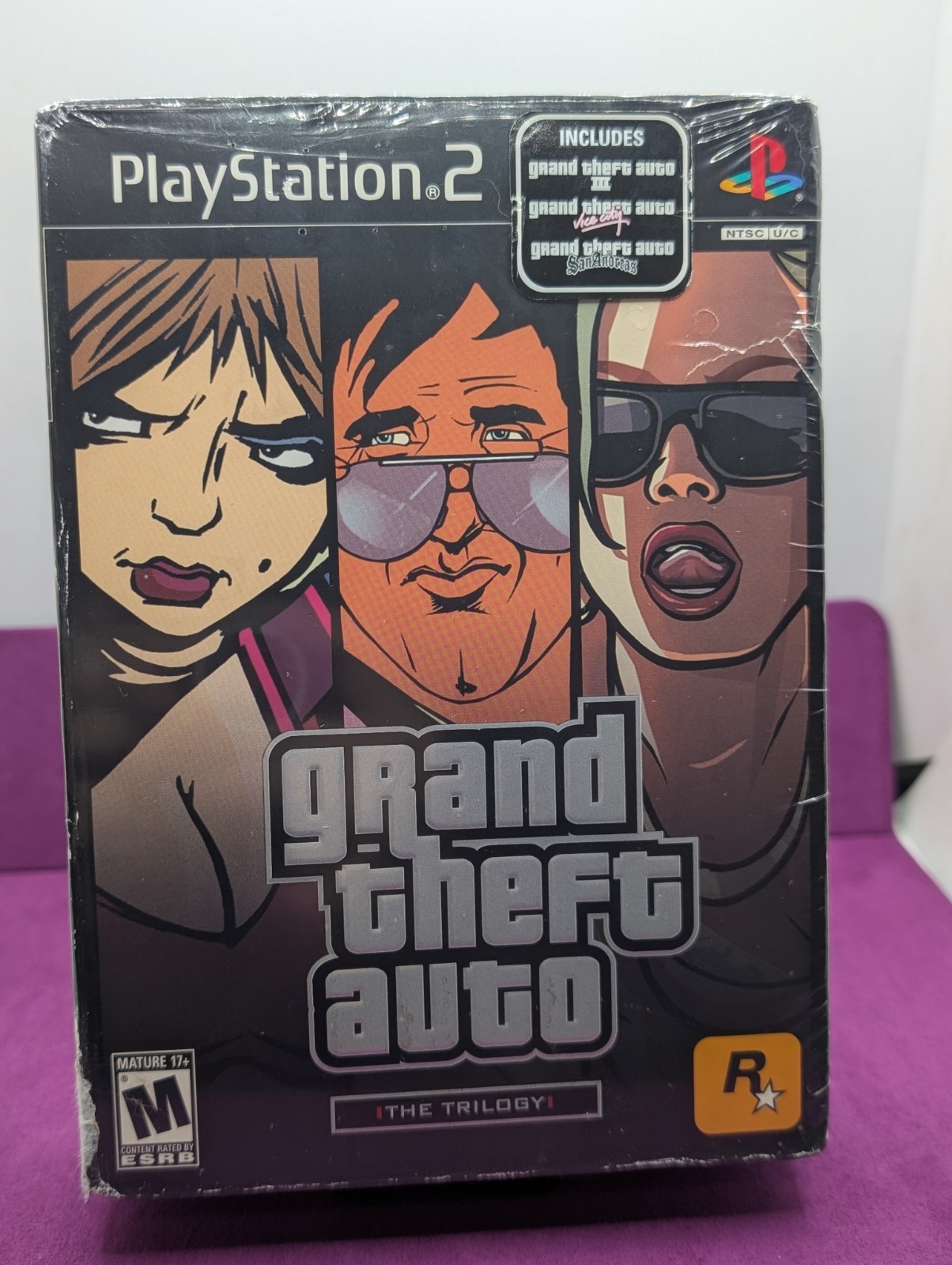 GTA Trilogy Grand Theft Auto PS2 3 III Vice City San Andreas NEW Box Set SEALED!