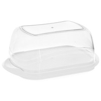 Butterdose Butterschale ButterbehäLter Butterglocke Aus Kunststoff Transparent