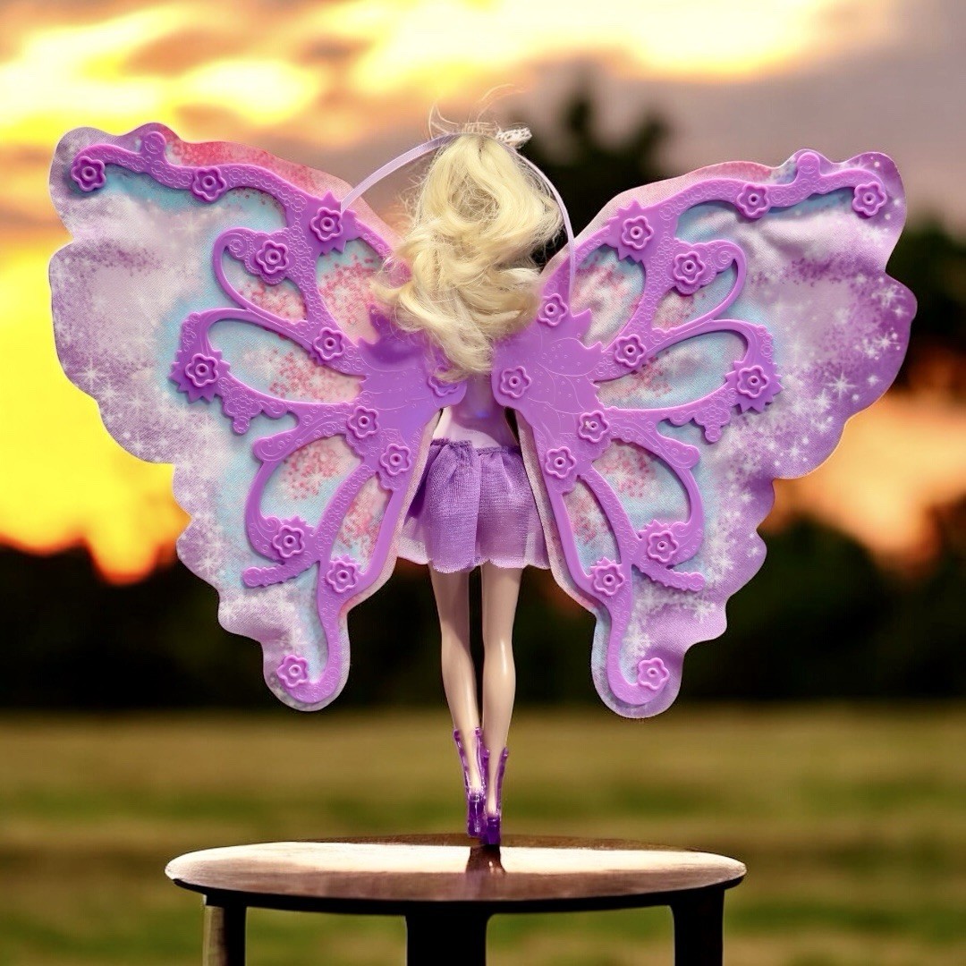 Barbie Flower 'n Flutter Fairy Doll with Butterfly Wings - 2011