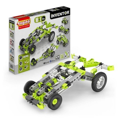 Engino Inventor 16 in 1 Autos Bausatz MINT Baukasten