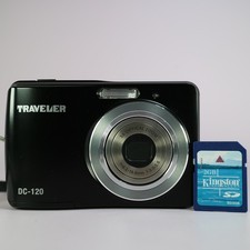 Traveler Digital Camera DC-120 12.0MP Black Tested