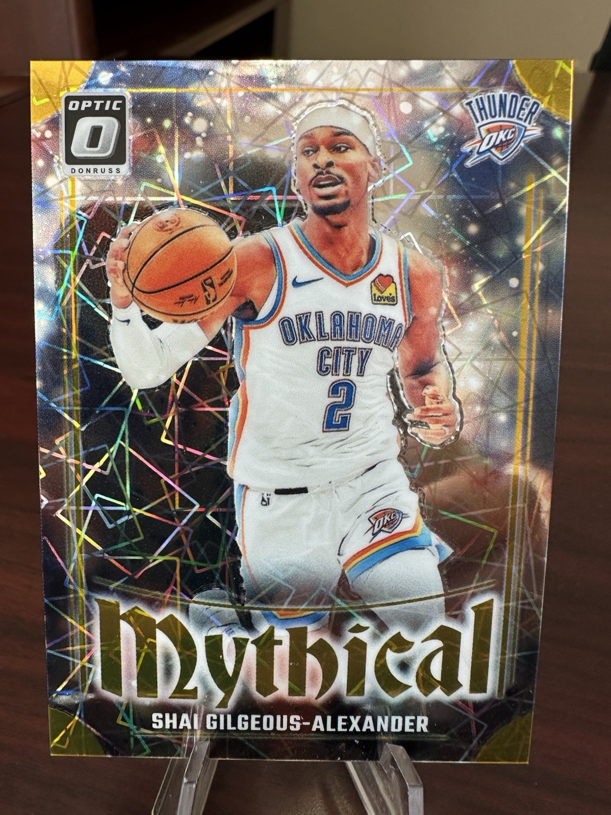 2024 Donruss Optic CASE HIT SSP Shai Gilgeous Alexander Gold Mythical #/10 💥