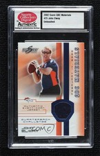 2002 Score QBC Materials John Elway #25 HOF 0rd2