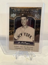 2008 Upper Deck Yankee Stadium Legacy Joe DiMaggio #YSL1516 HOF 7v7