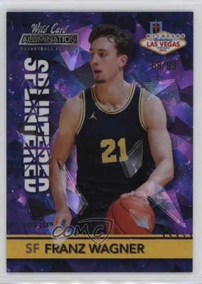 2022 Wild Card Alumination Las Vegas Splintered Holo Lux /99 Franz Wagner 11n6