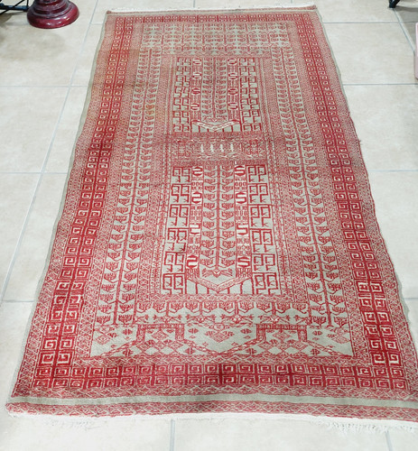 Vintage Handmade Rug Turkish Kilim Klim Wool Rug 3'2"x 5'10"