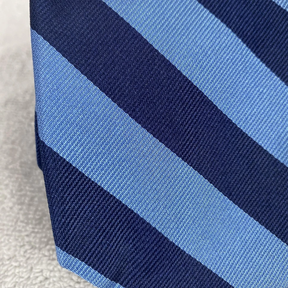 J Crew 领带男式条纹丝绸手工制作美国经典领带工作服商务形式 — 第 2/4 张图片