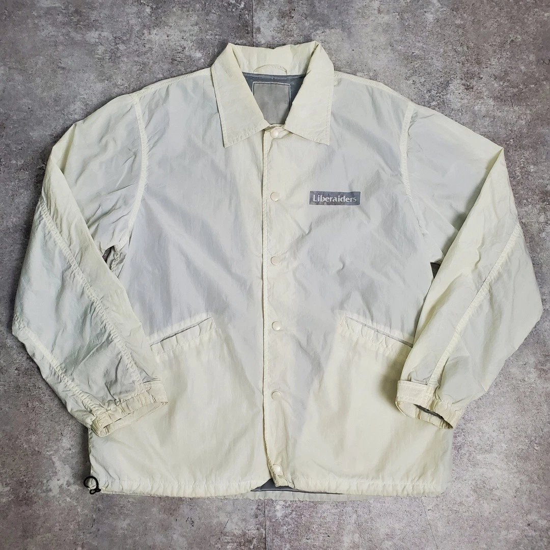 Liberaiders Riberaiders Giacca Nylon Coach Uomo L Capispalla Logo Usato0