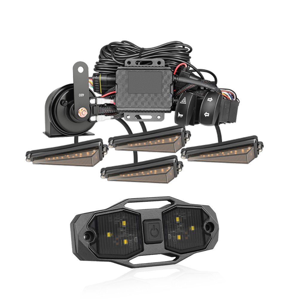 Plug And Play Street Legal Turn Signal Kit With Horn And Hazard w/LED Dome Light