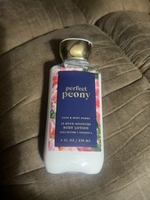 Bath Body Works 24 Hour Body Lotion PERFECT PEONY Shea Vitamin E 8 fl oz New
