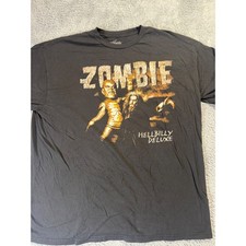 Rob Zombie Hellbilly Deluxe 1998-99 Tour Graphic T-Shirt Black 2XL Mens