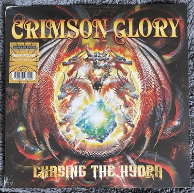 Crimson Glory Chasing The Hydra Vinyl LP Yellow Black Splatter Metal Limited Ed 