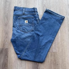 Carhartt relaxed fit blue straight leg jeans skater
