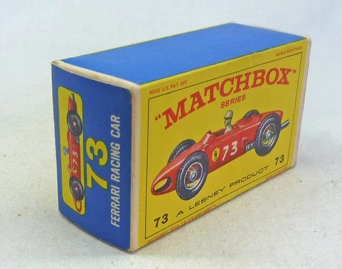 Lesney Matchbox Toys MB73b Ferrari Racing Car ORIGINAL Empty E3 Type Box