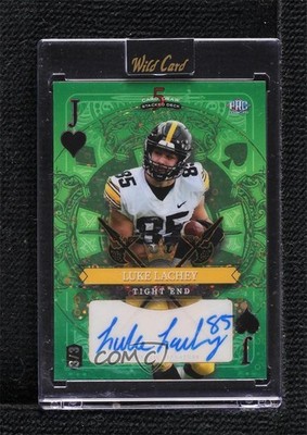 2024 Wild 5 Card Draw Stacked Deck Hobby Jack of Hearts 3/3 Luke Lachey Auto 0p5
