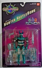 Vintage BanDai Saban's BeetleBorgs GREEN HUNTER BettleBorg  1995 NIB