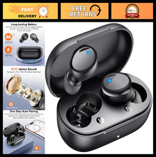 True Wireless Bluetooth 5.4 Earbuds, 48H Playtime, Lightweight In-Ear Headphones