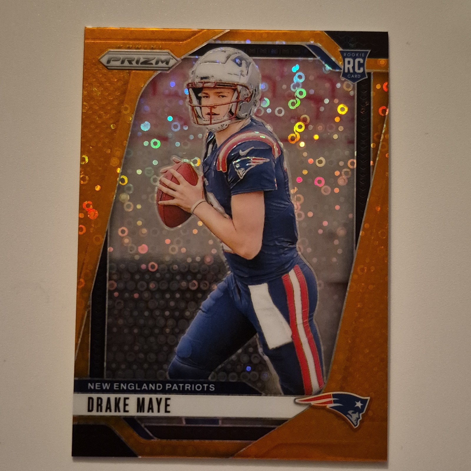 Drake Maye Panini Prizm #329 Disco