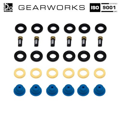 6x Dichtsatz Einspritzdüsen für BMW E24 628 633 635 M635 Ventil