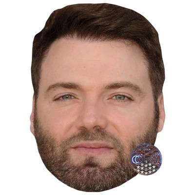 Seth Gabel Big Head. Larger than life mask.