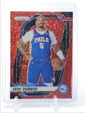 ANDRE DRUMMOND 2024-25 PANINI PRIZM BASKETBALL RED SPARKLE 76ERS Q4407