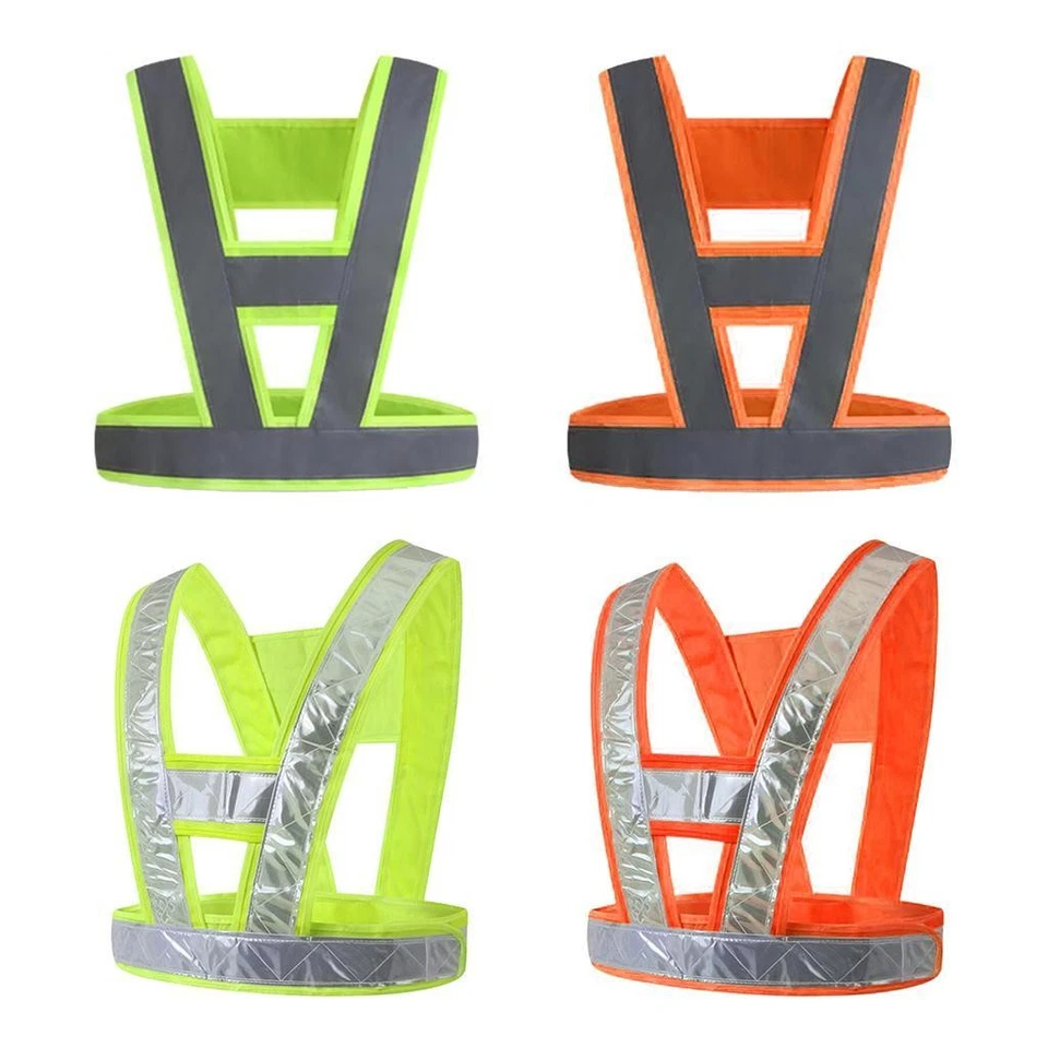 Gilet de sécurité haute visibilité avec matériau réfléchissant - Photo 1/1